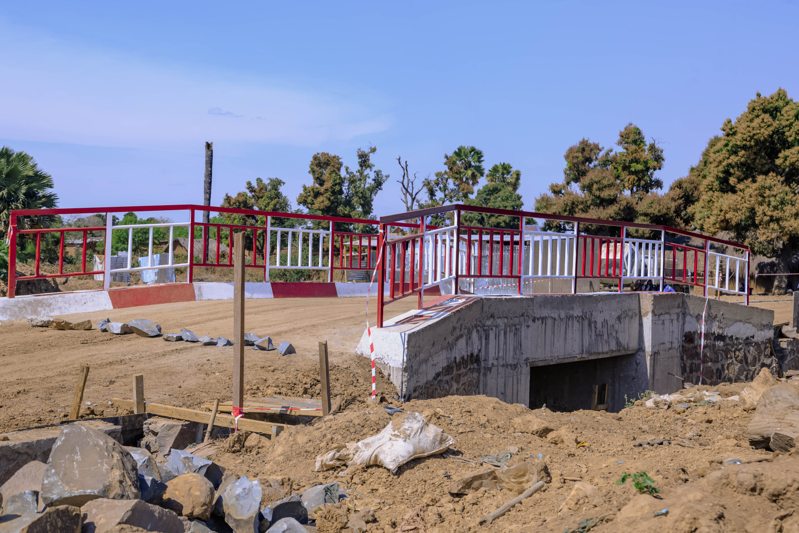 Construction des ponts.